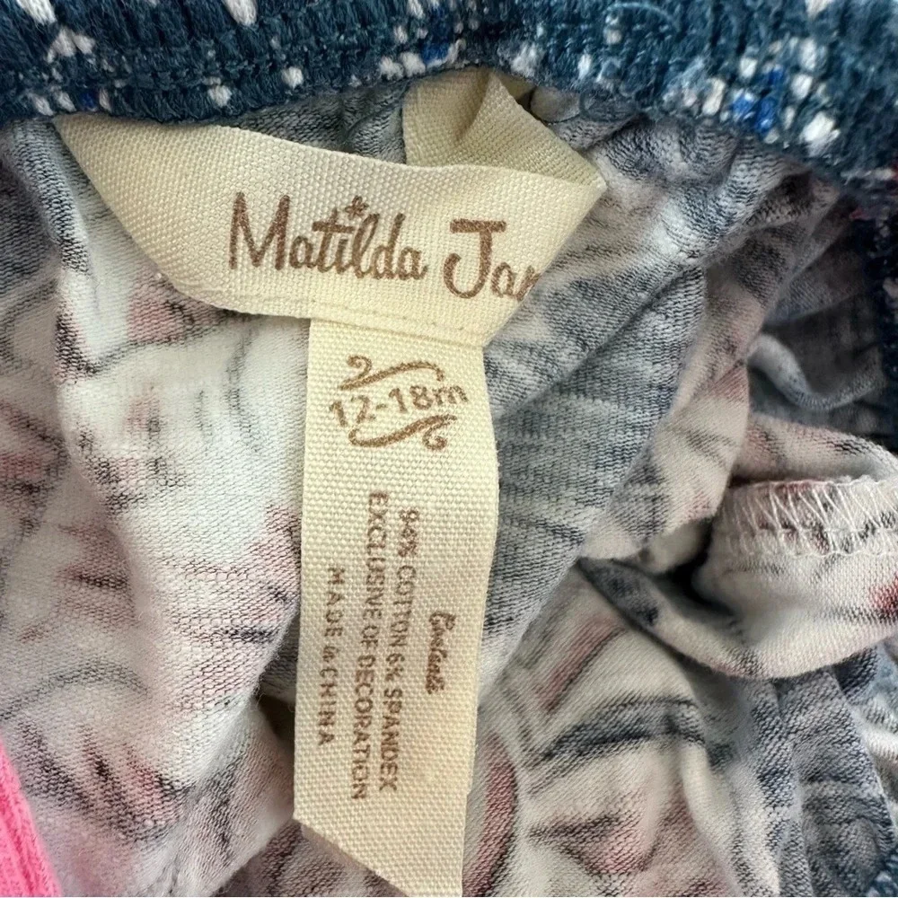 Matilda Jane baby‎ 12-18 months Sand and Sun Romper Floral Brilliant Daydream